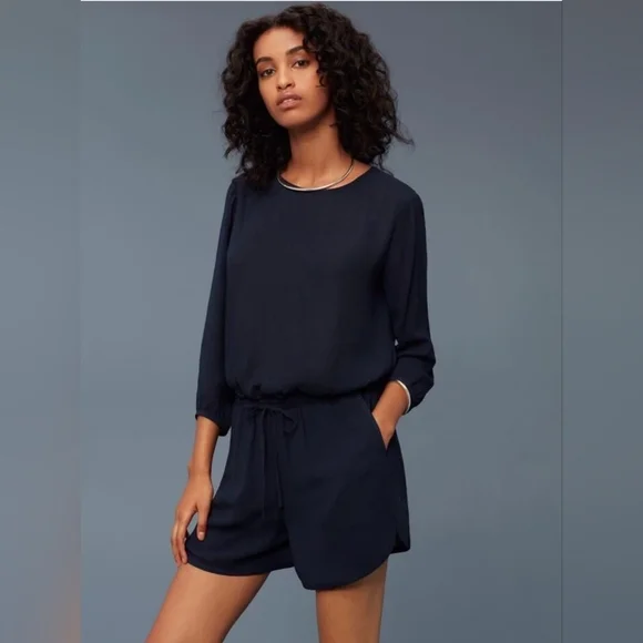 Babaton keegan romper navy blue xs - Picture 5 of 10